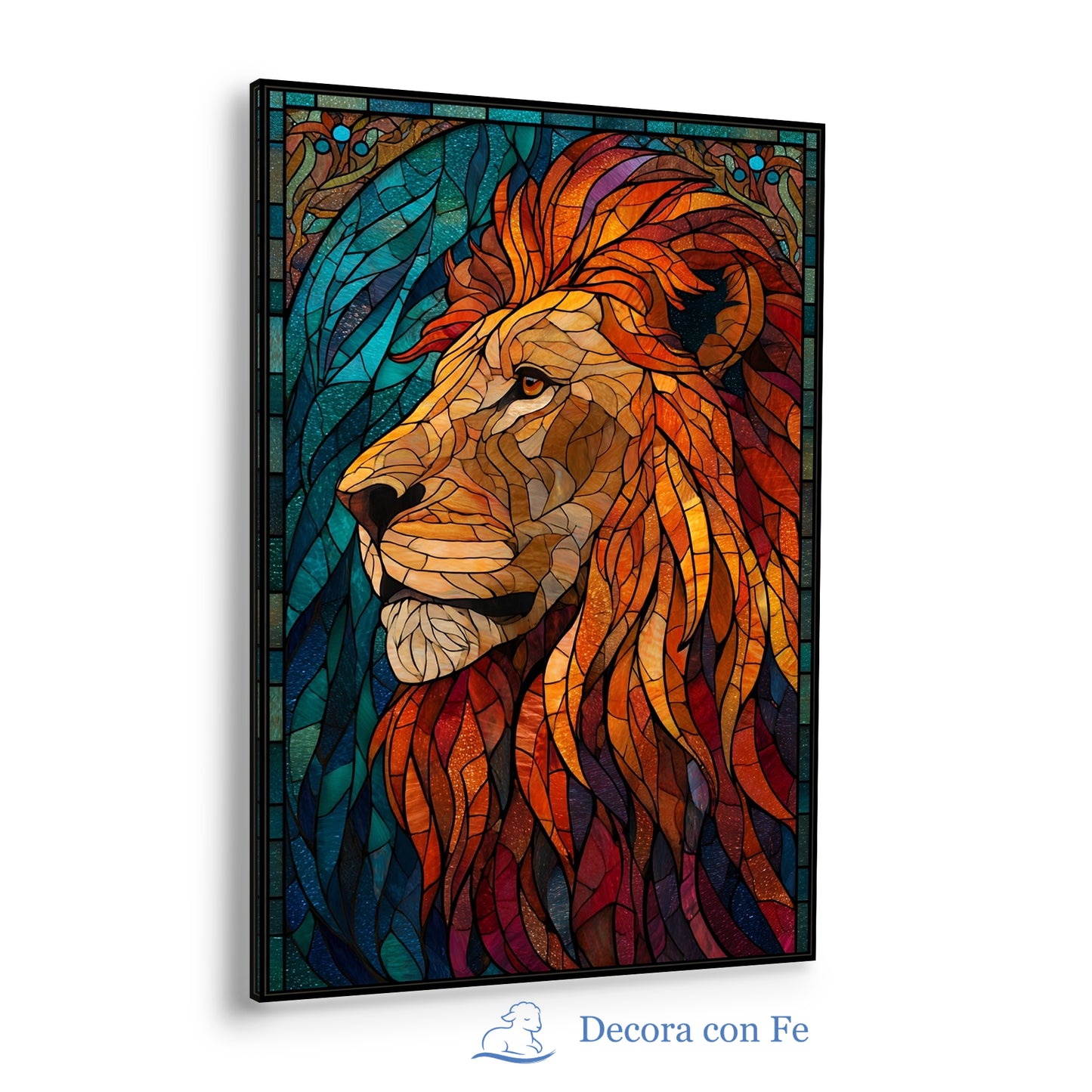 León de Judá en Vitral | Majestad Eterna - Variante 4