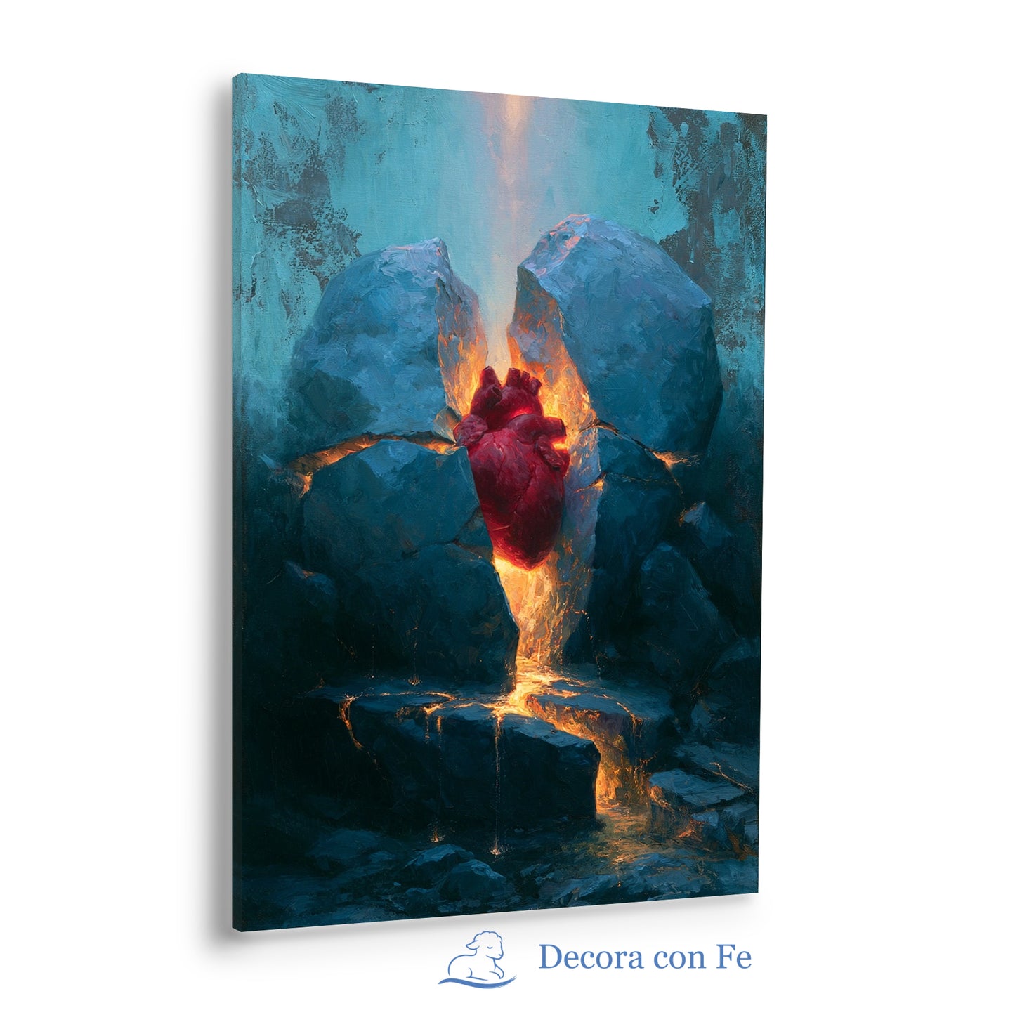 Renueva Mi Corazón - Arte Cristiano de Ezequiel 36:26 - Variante 2