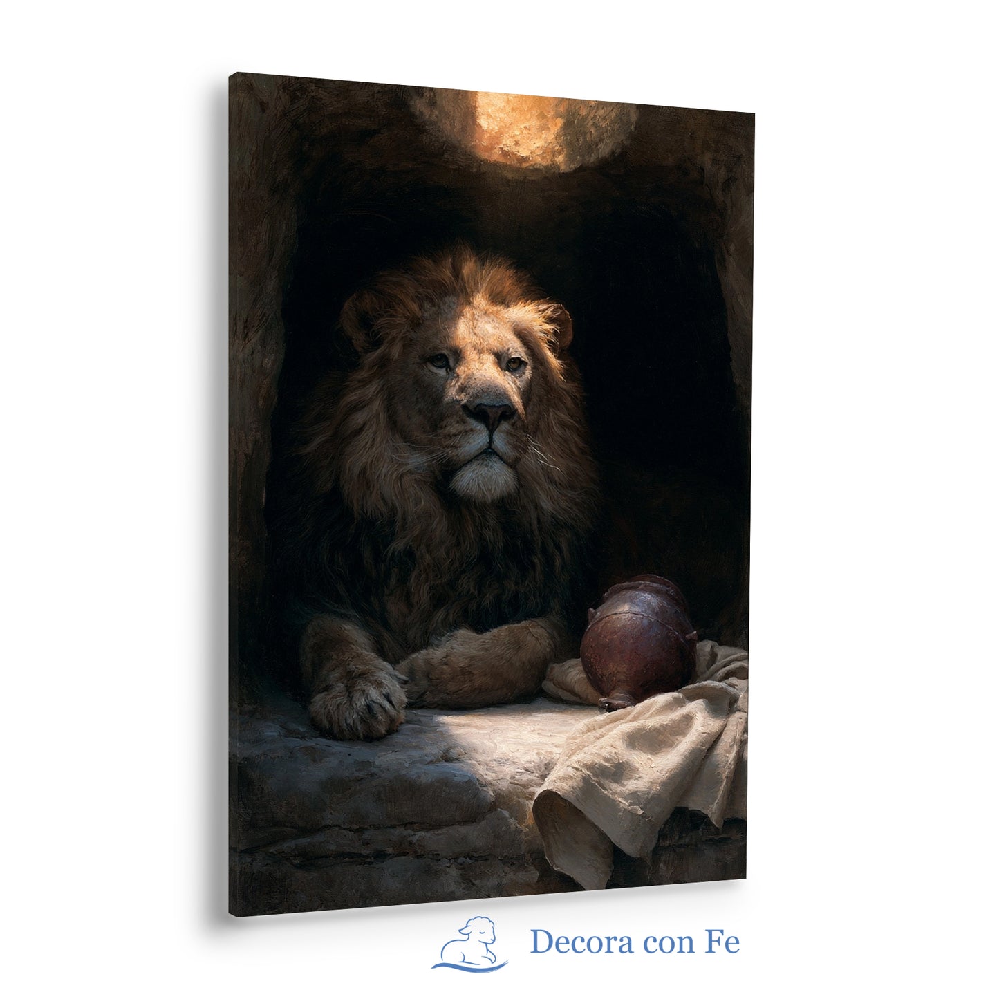 Guardado Entre Leones - Daniel 6:22 | Cuadro Cristiano