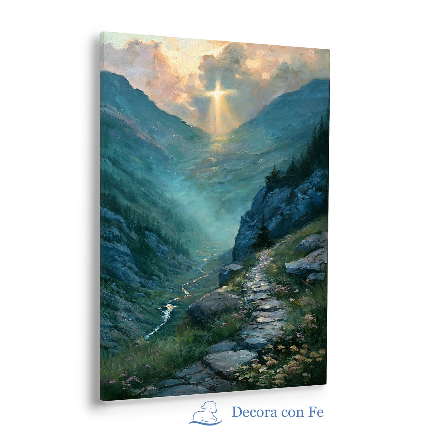 Mi Socorro Viene del Señor - Arte Cristiano de Montaña | Salmo 121 - Variante 1