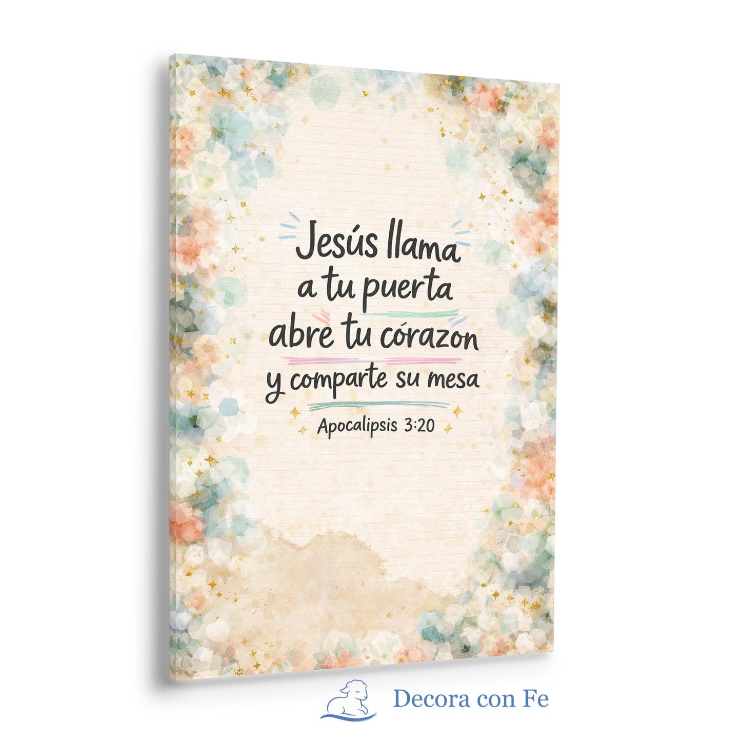 Jesús Llama a tu Puerta - Arte Cristiano Apocalipsis 3:20