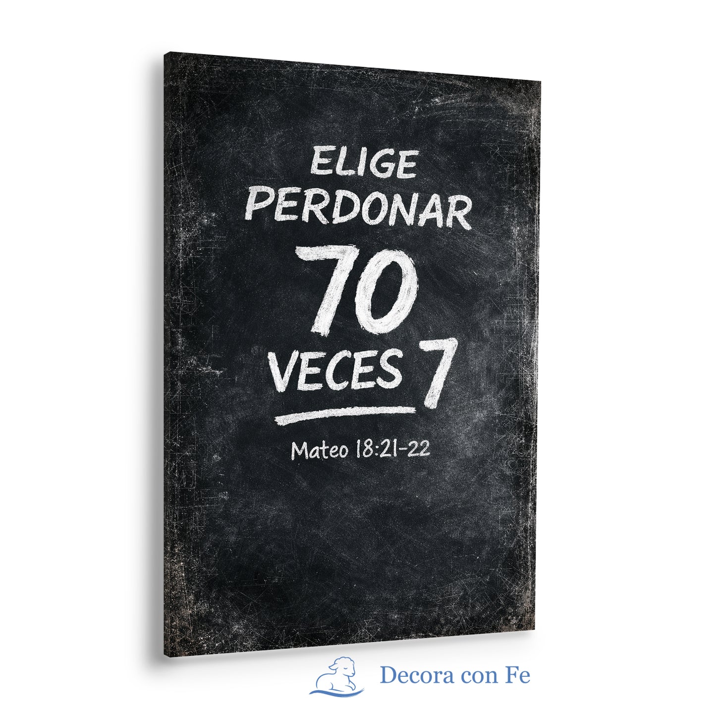 Elige Perdonar 70 Veces 7 Cuadro Cristiano