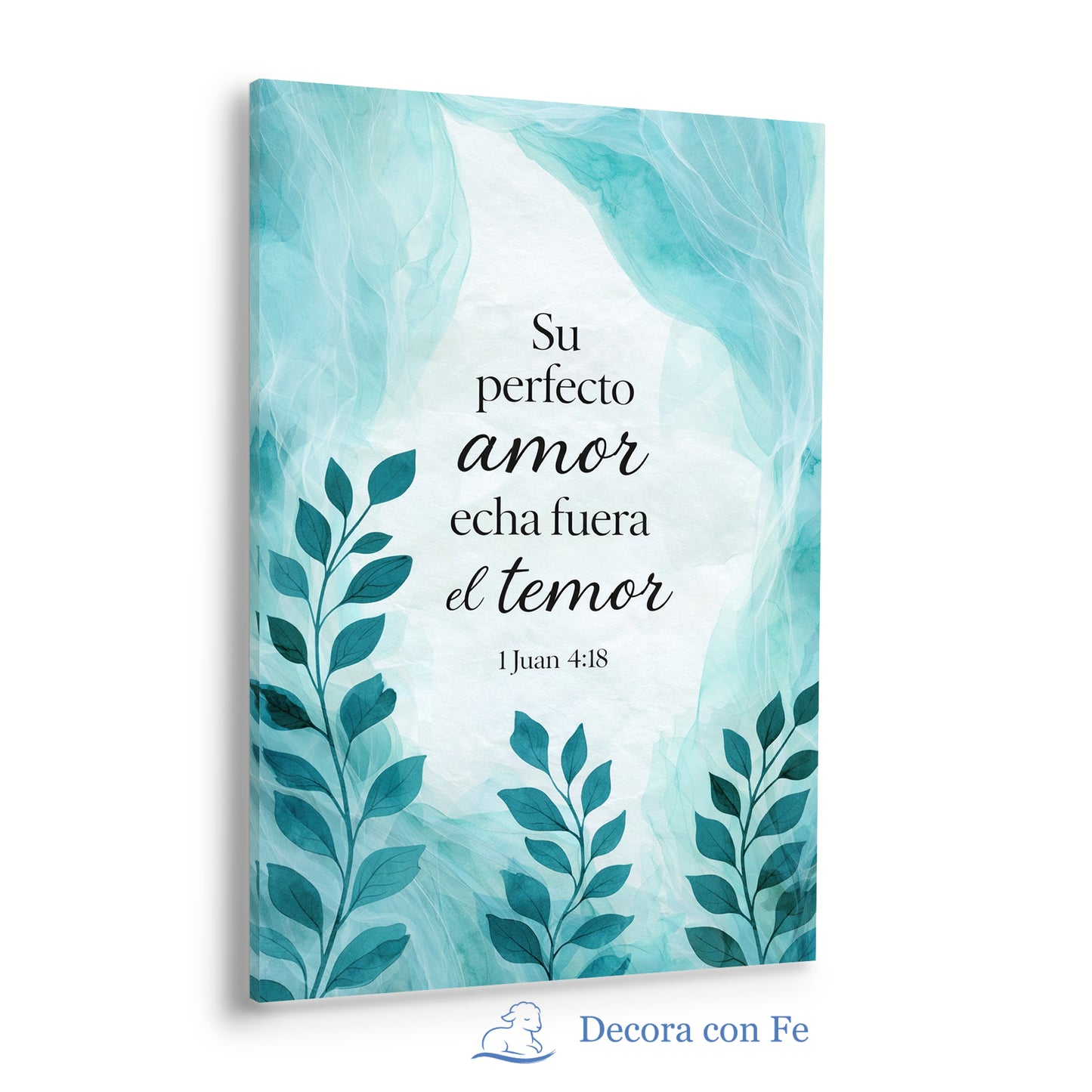 Su Perfecto Amor Echa Fuera el Temor - Cuadro Cristiano