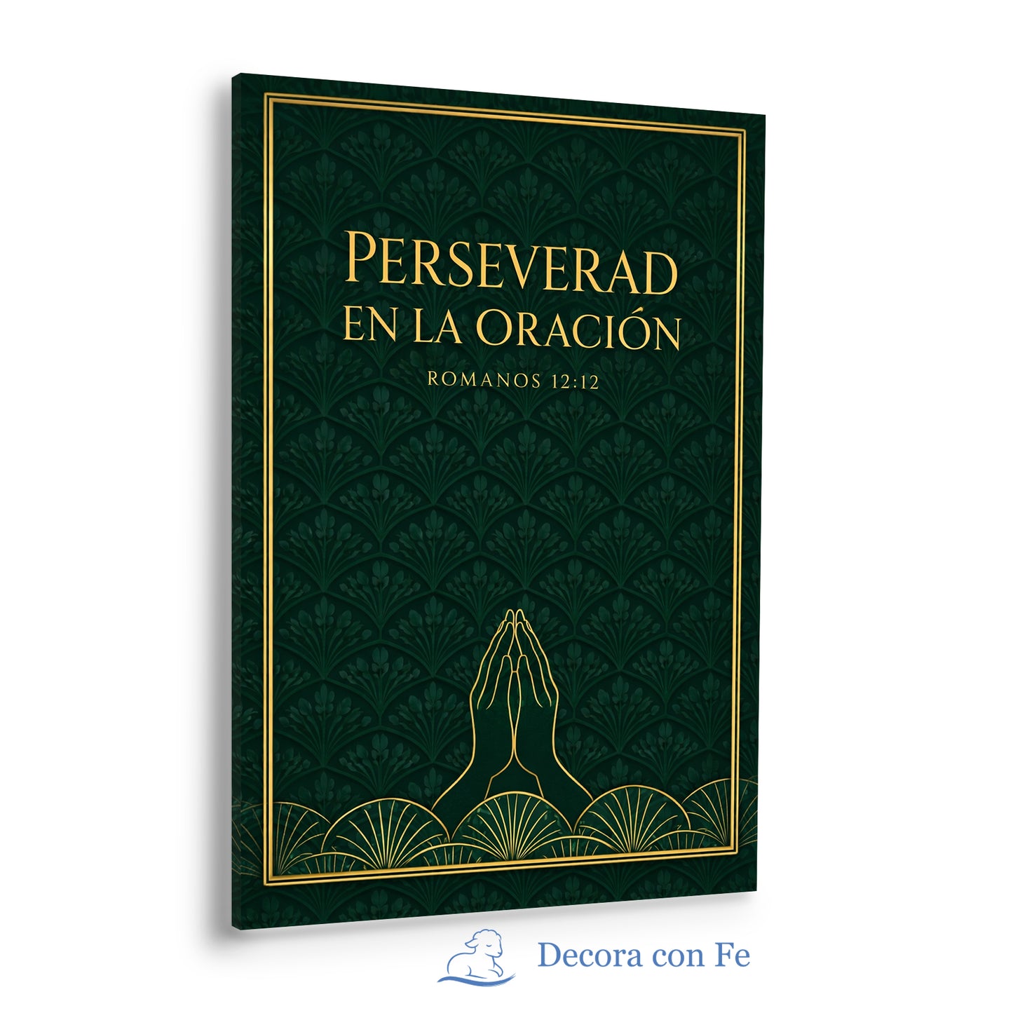Perseverad en la Oración Cuadro Cristiano Decorativo