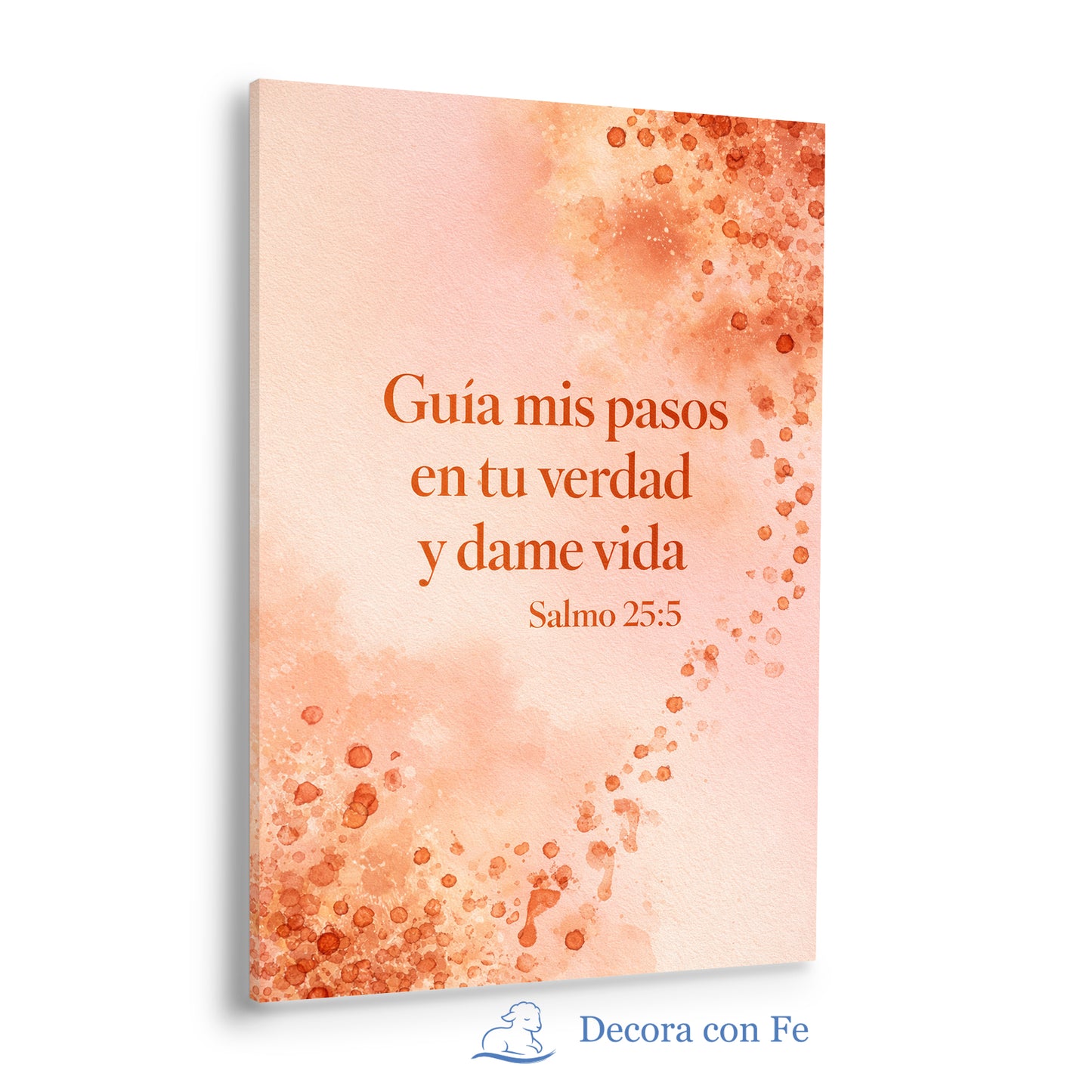 Guía Mis Pasos en Tu Verdad - Cuadro Cristiano