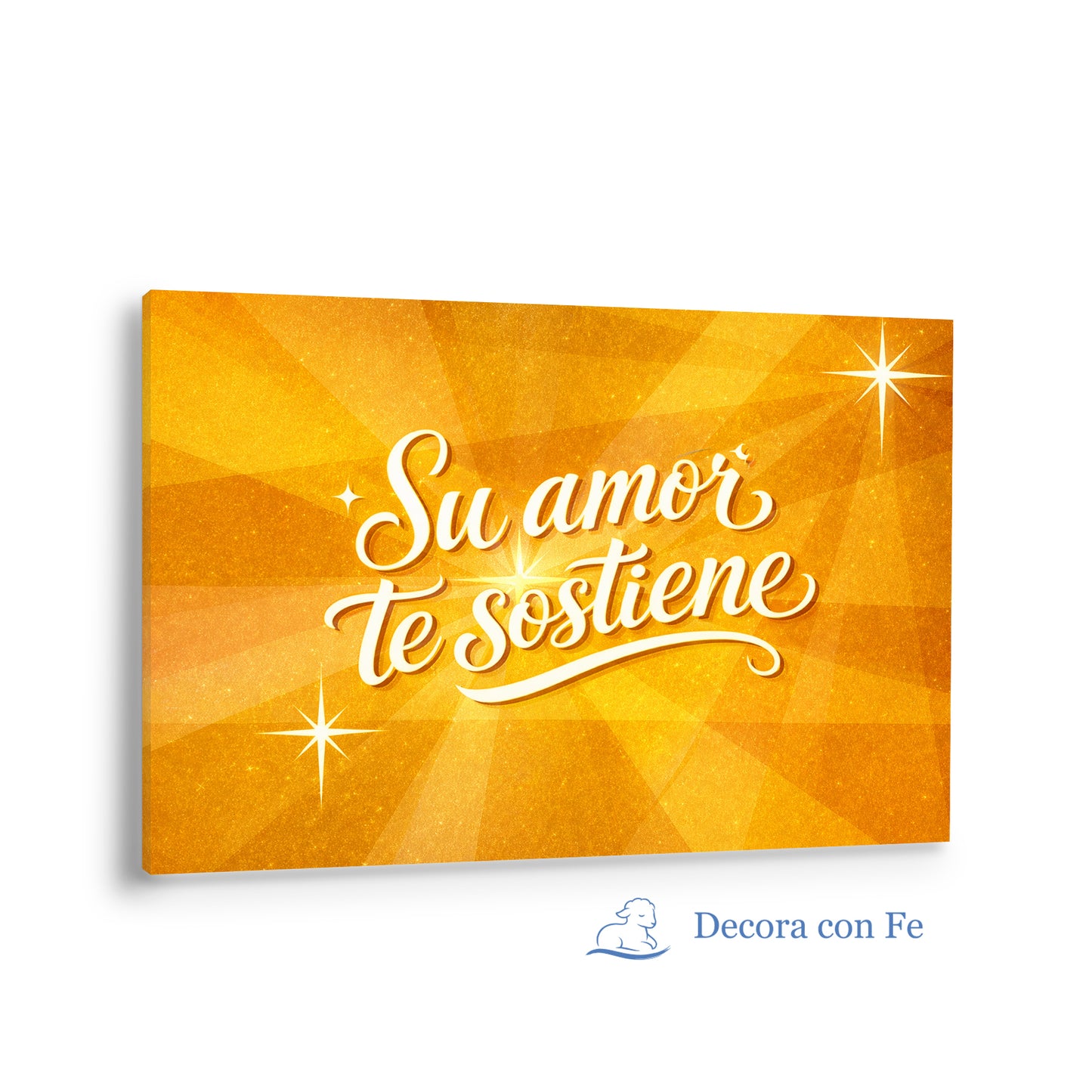 Su Amor Te Sostiene - Cuadro Cristiano Decorativo