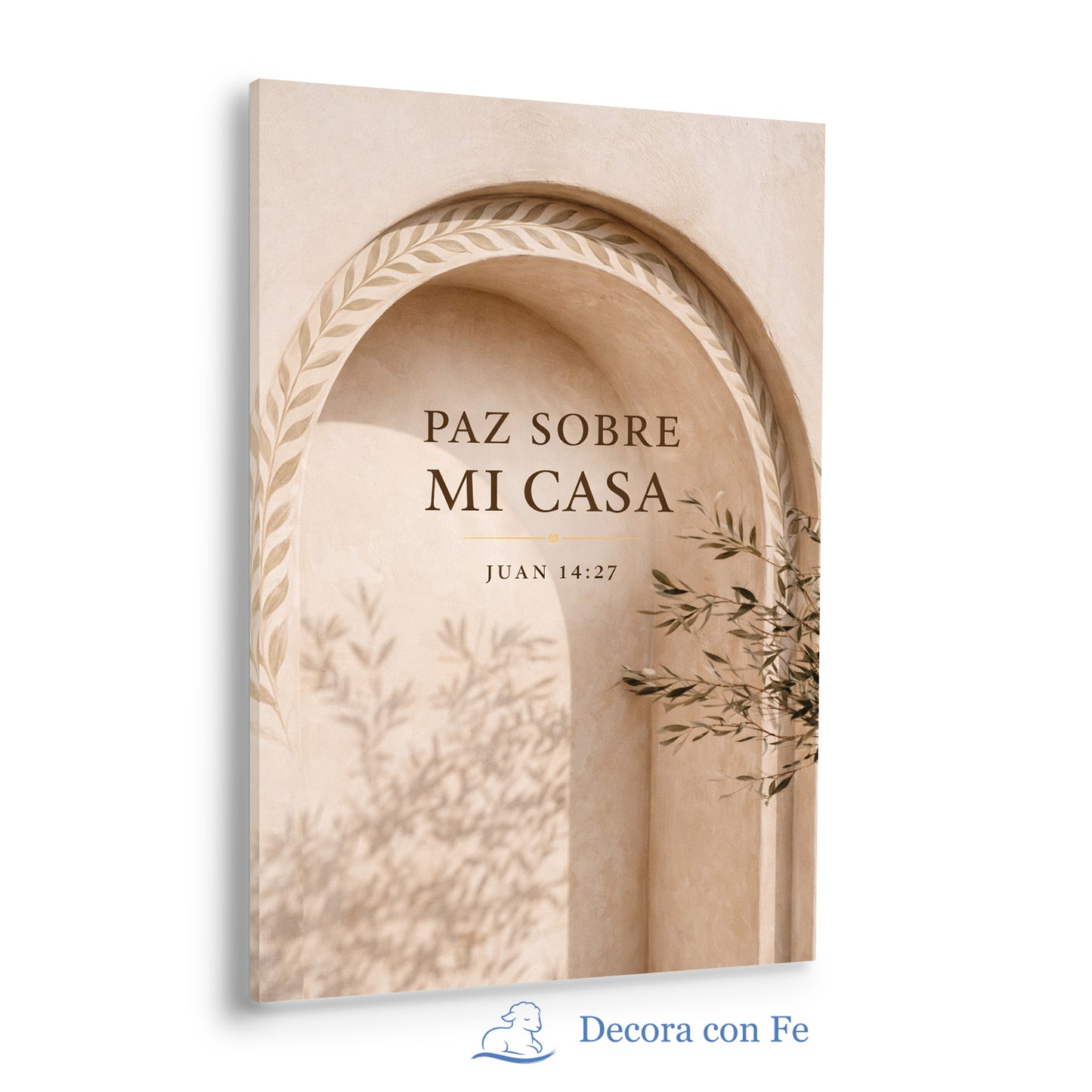 Paz Sobre Mi Casa - Cuadro Cristiano - Variante 1