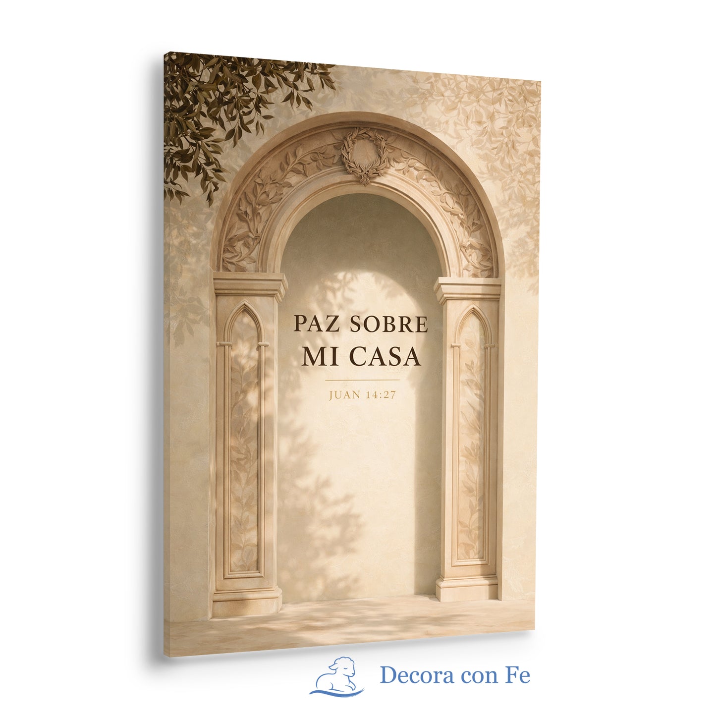 Paz Sobre Mi Casa - Cuadro Cristiano - Variante 2