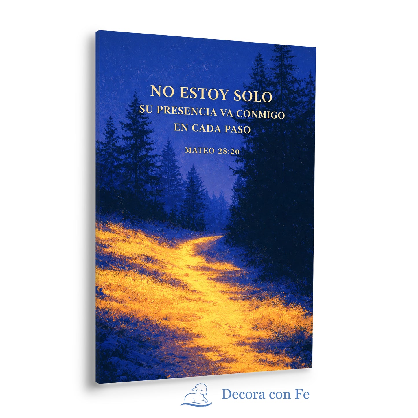 No Estoy Solo - Cuadro Cristiano - Variante 3