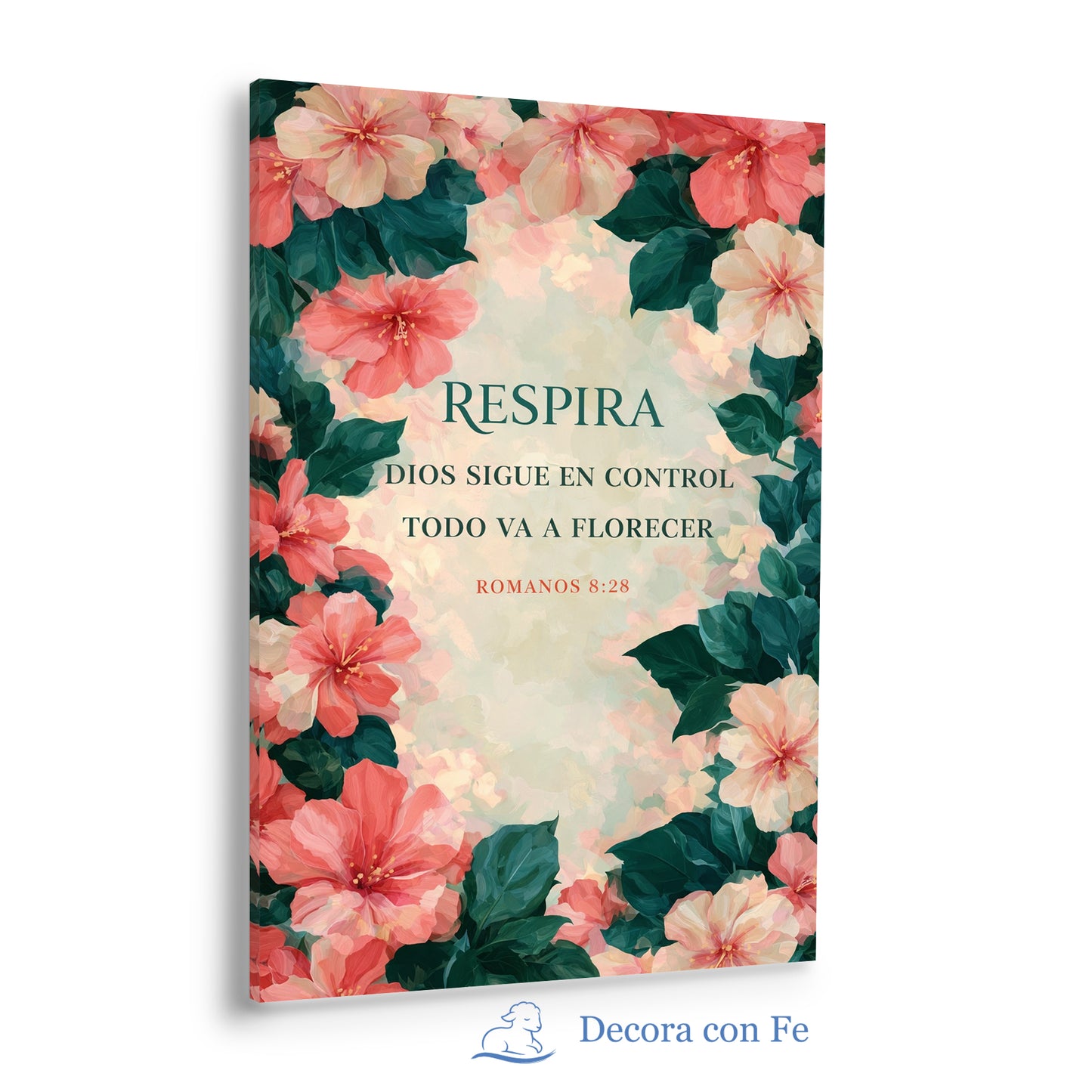 Respira y Confía - Cuadro Cristiano - Variante 2