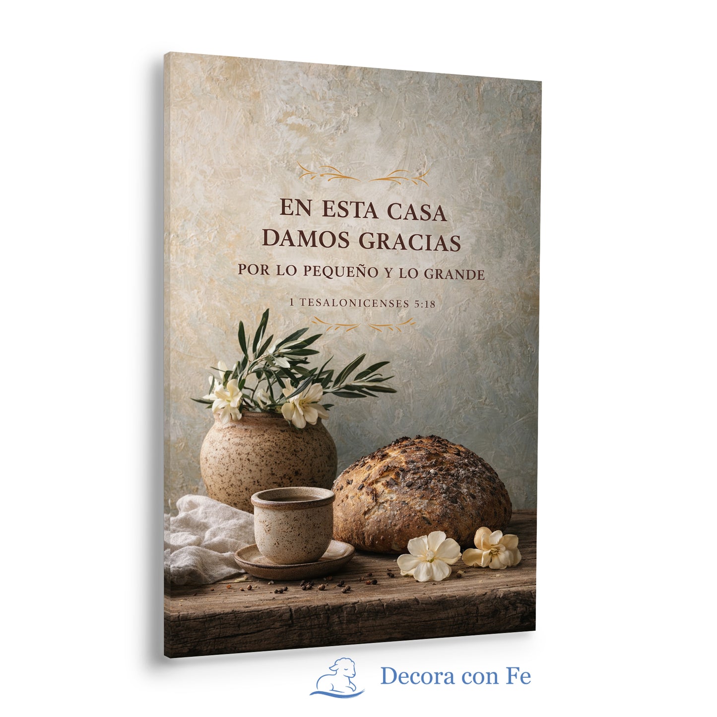 Casa Agradecida - Cuadro Cristiano - Variante 2