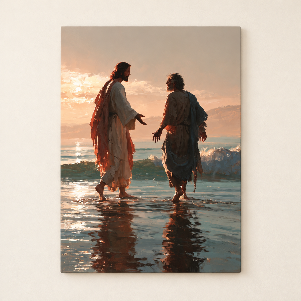 Ven Hacia Mí · Jesús y Pedro Sobre las Aguas · presentación de tienda