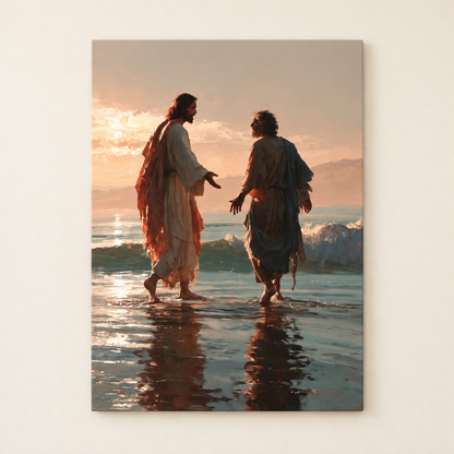 Ven Hacia Mí · Jesús y Pedro Sobre las Aguas · presentación de tienda