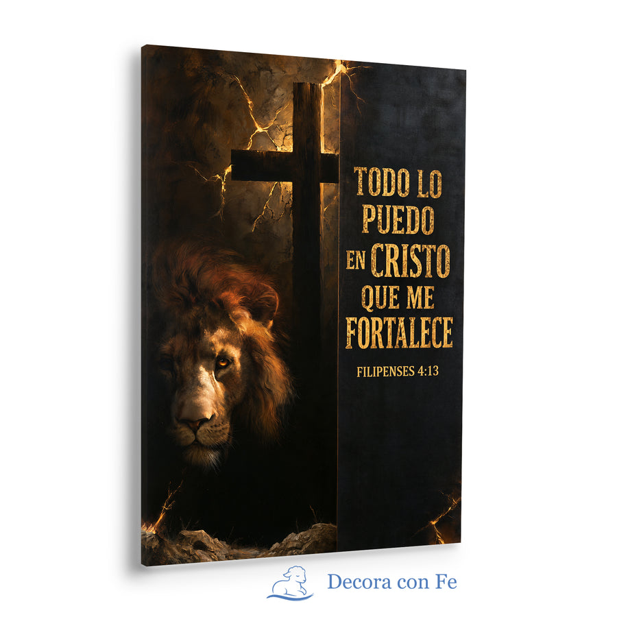 Fortaleza en Cristo - León de Judá | Filipenses 4:13 - Variante 4