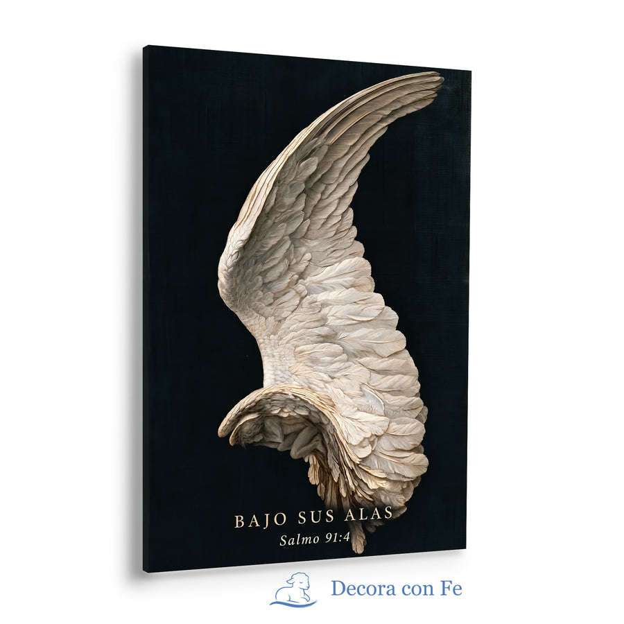 Bajo Sus Alas | Arte Cristiano Salmo 91 - Variante 2