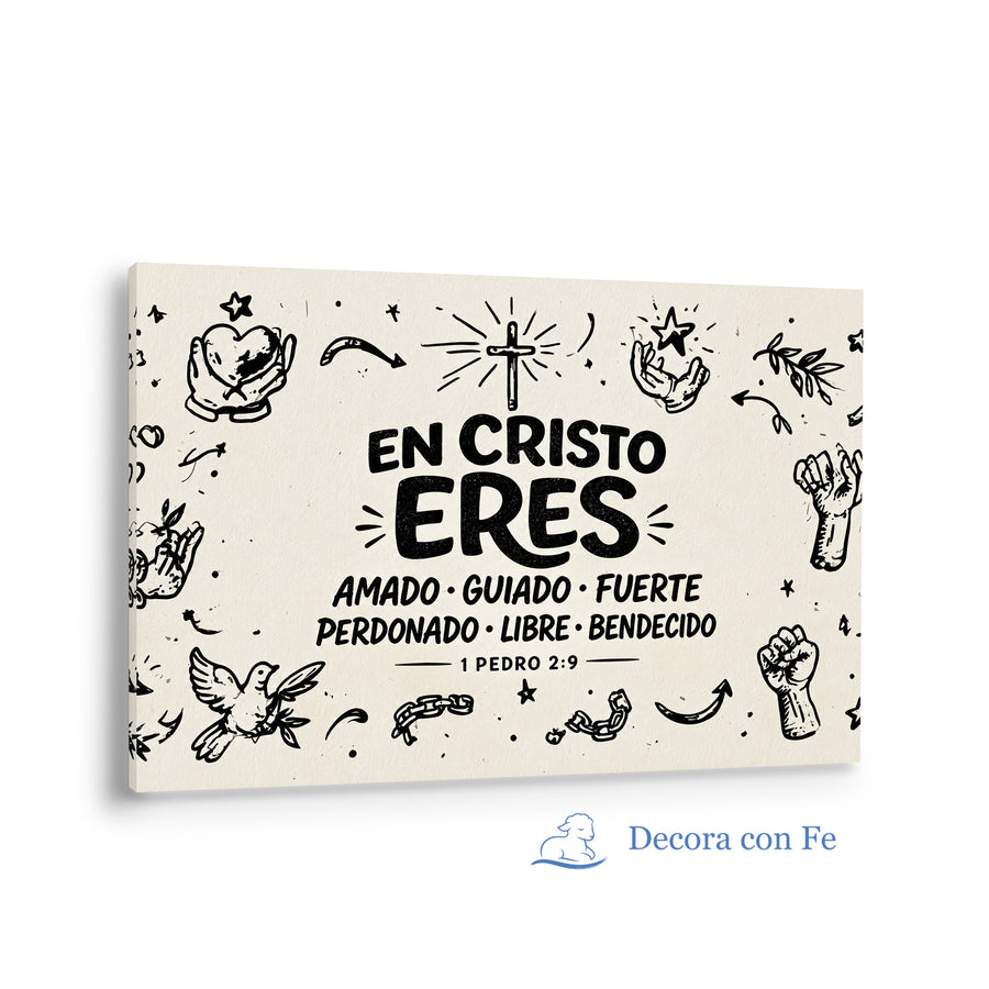 En Cristo Eres Amado Cuadro Decorativo