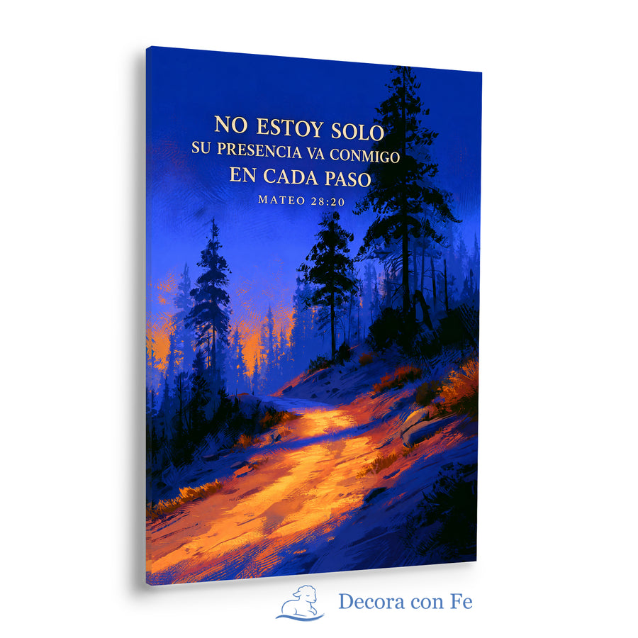 No Estoy Solo - Cuadro Cristiano - Variante 1
