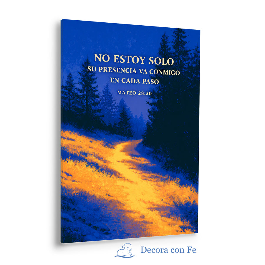 No Estoy Solo - Cuadro Cristiano - Variante 3