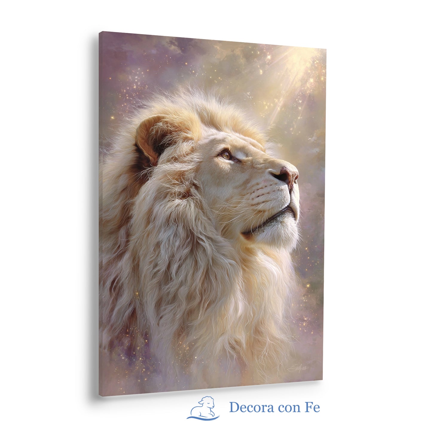 León de Judá en Majestad Celestial - Variante 3