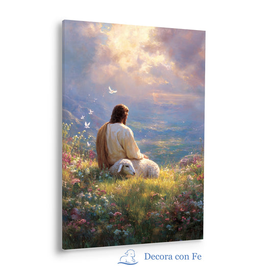 Luz del Buen Pastor en el Valle - Variante 3
