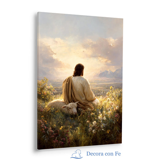 Luz del Buen Pastor en el Valle - Variante 4