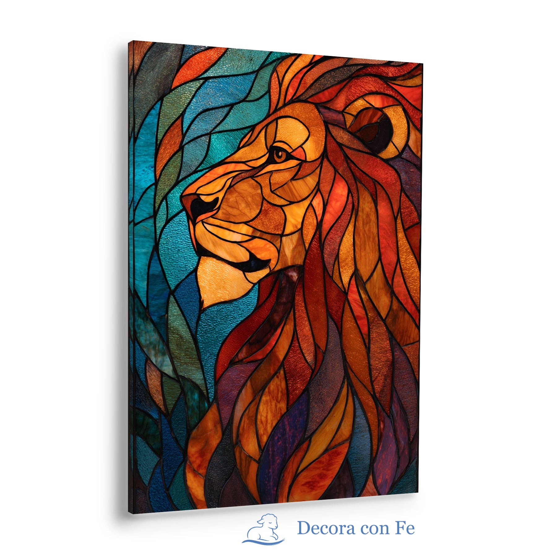 León de Judá en Vitral | Majestad Eterna - Variante 3