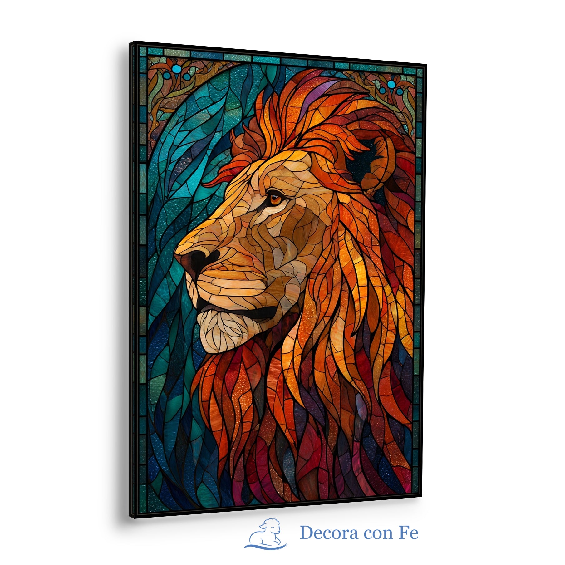 León de Judá en Vitral | Majestad Eterna - Variante 4