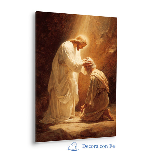 Milagros de Jesús - Tríptico Cristiano Decorativo - Panel 2 - Panel 2 Variante 2