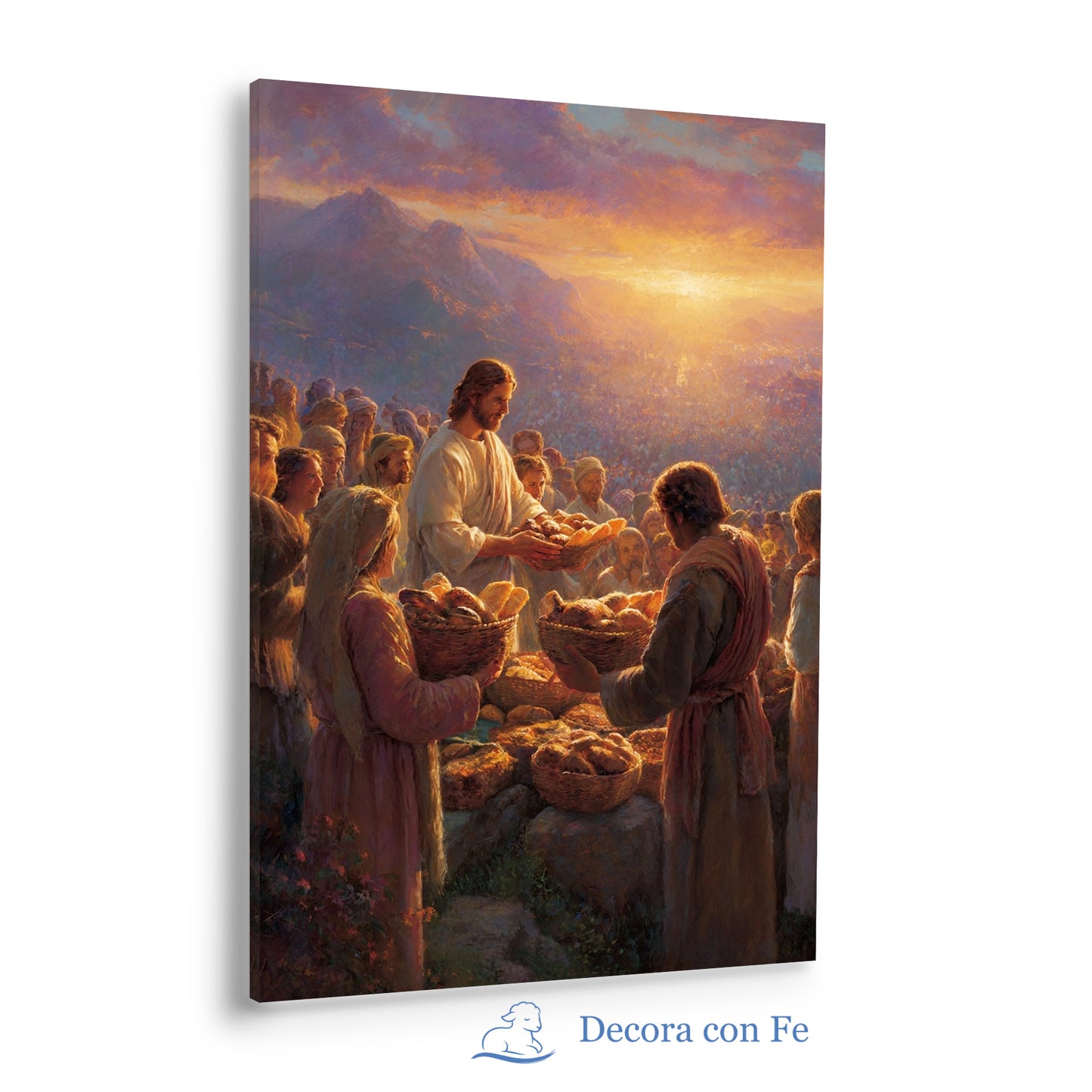 Milagros de Jesús - Tríptico Cristiano Decorativo - Panel 3 - Panel 3 Variante 1