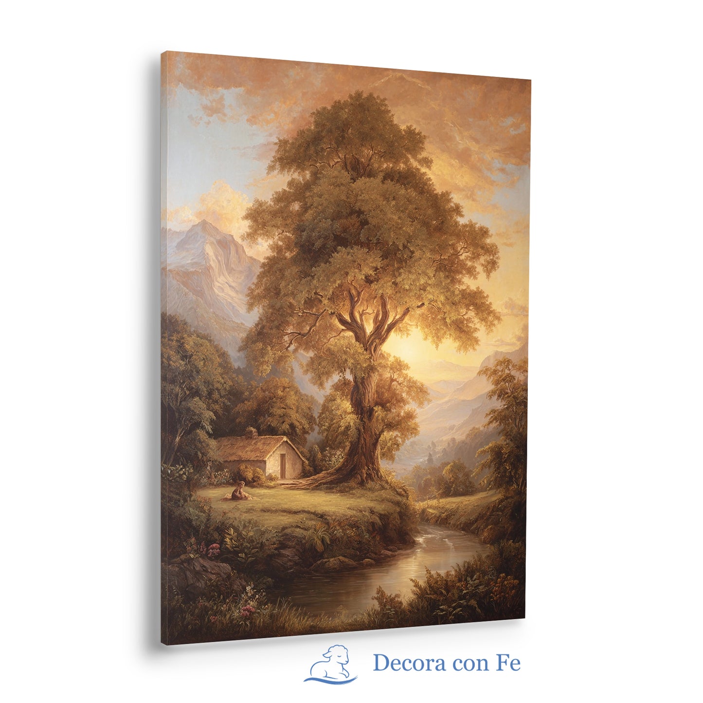 Descanso en Dios - Paisaje Devocional Salmo 91 - Variante 4
