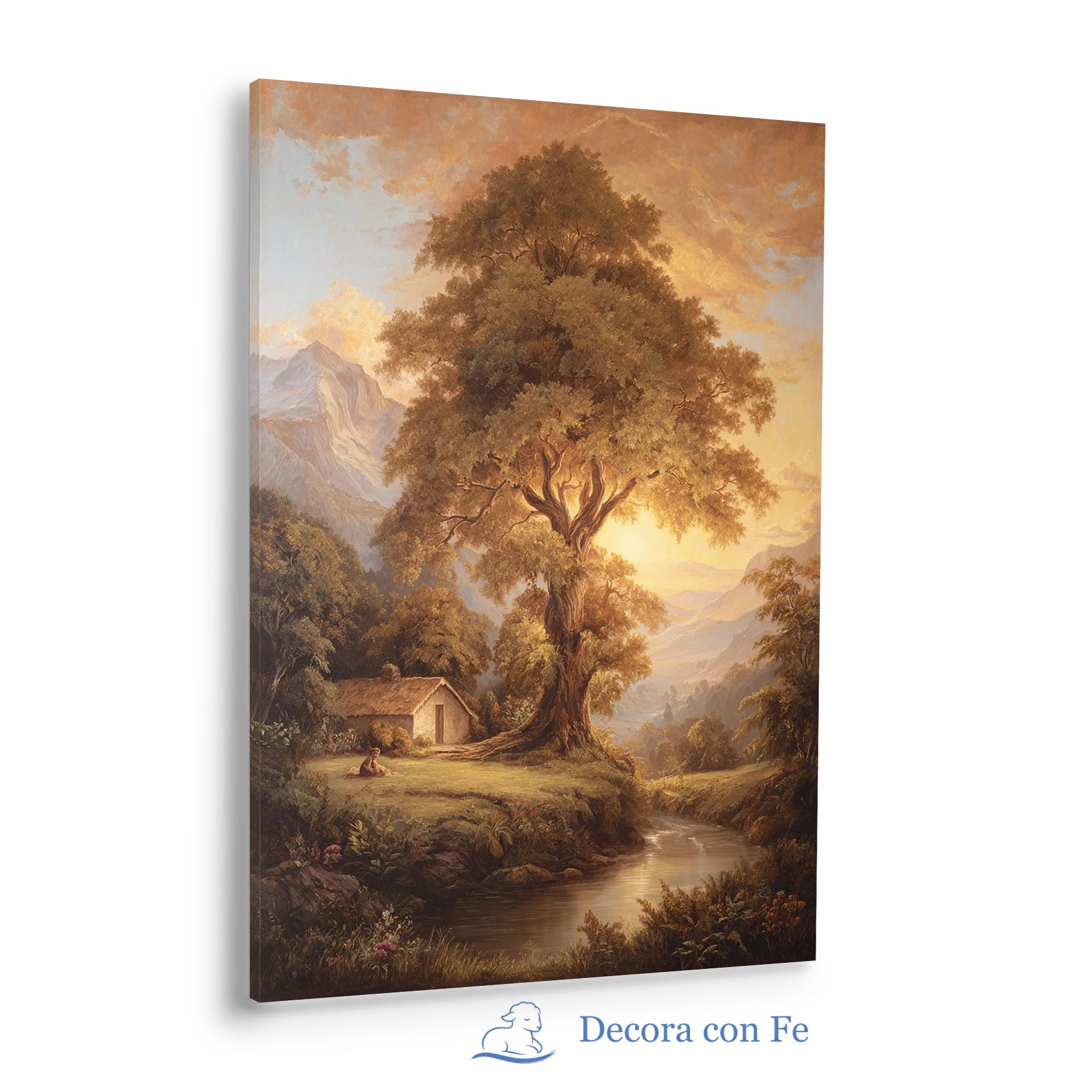 Descanso en Dios - Paisaje Devocional Salmo 91 - Variante 4