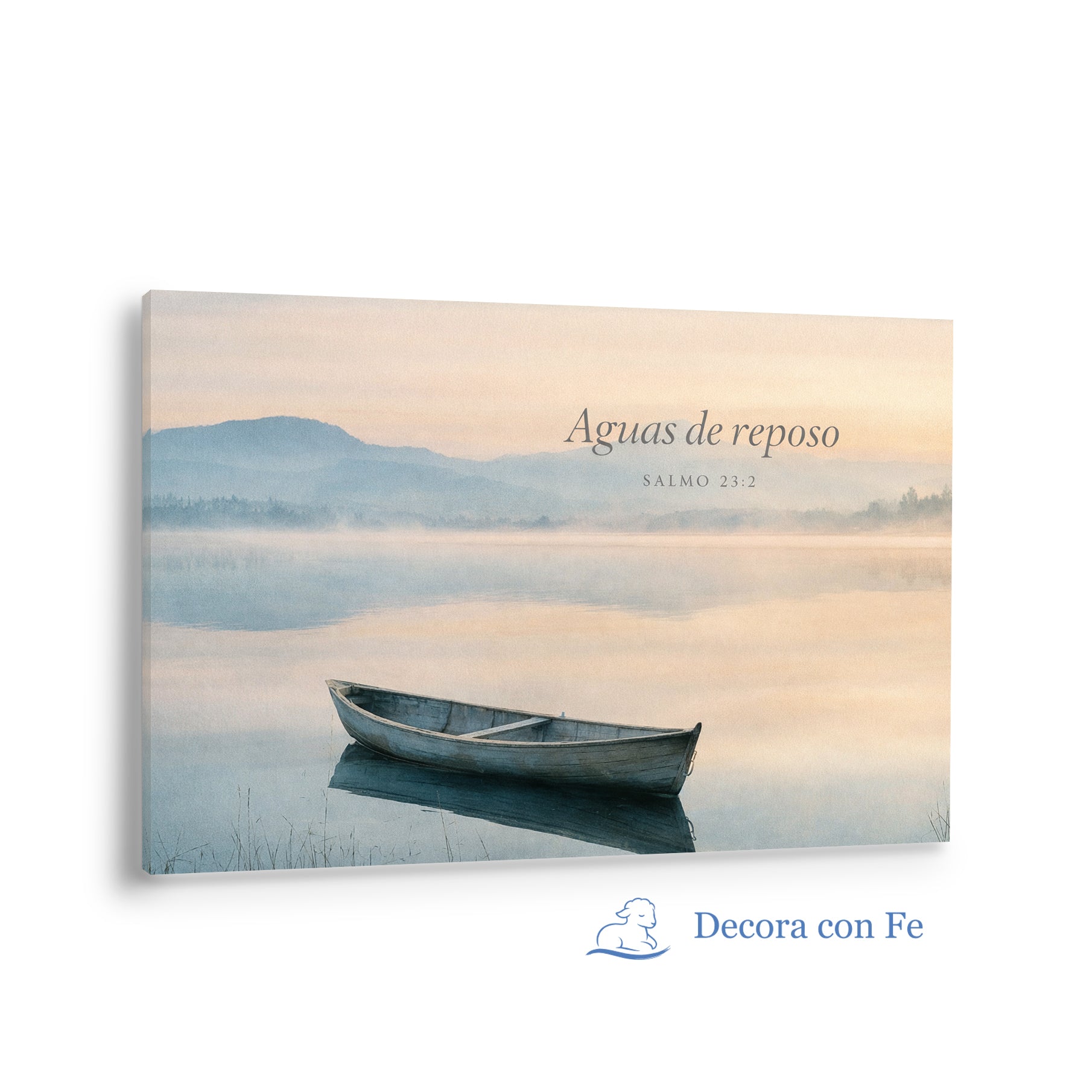 Aguas de Reposo - Cuadro Cristiano de Descanso y Paz