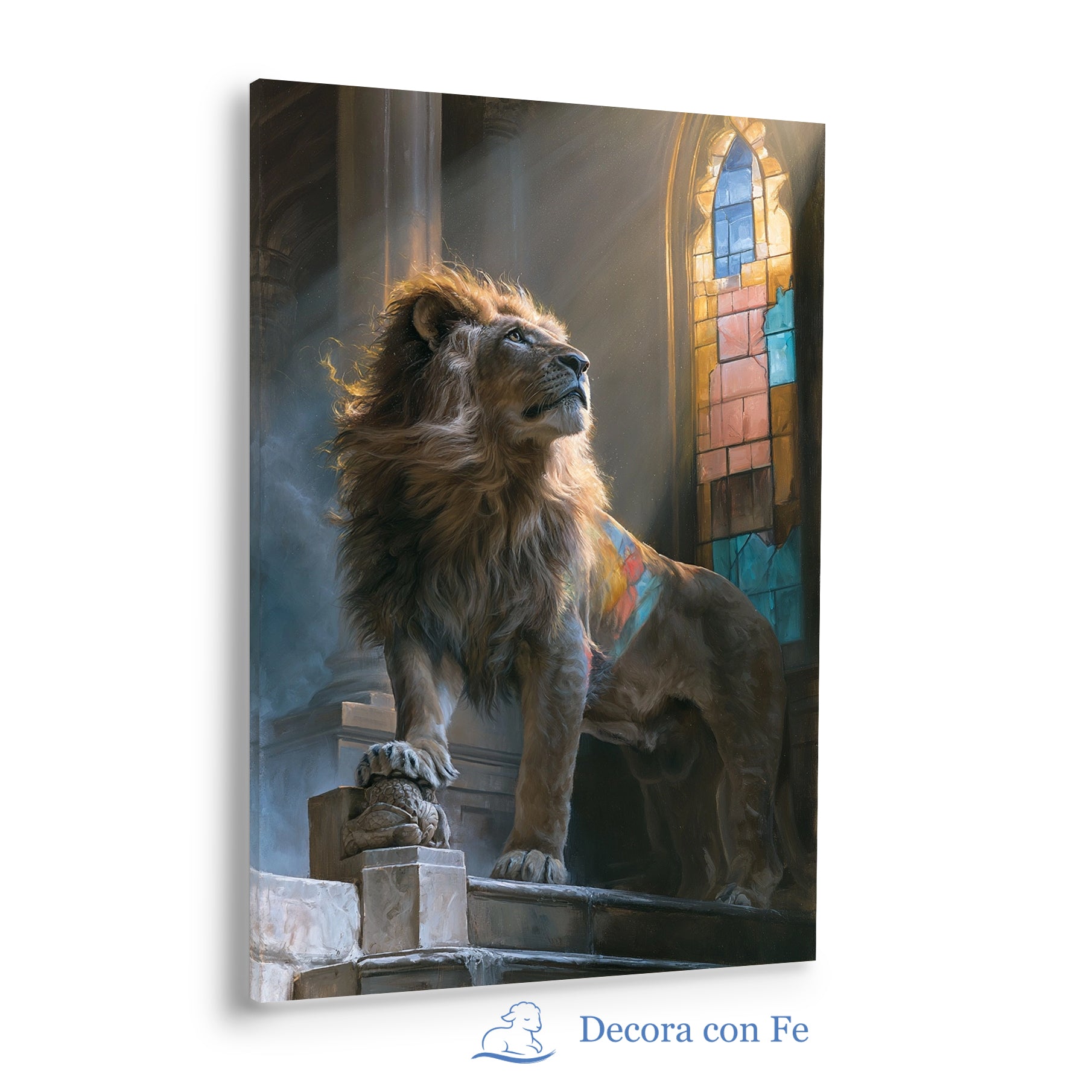 Llamado del León de Judá - Arte Cristiano en Óleo