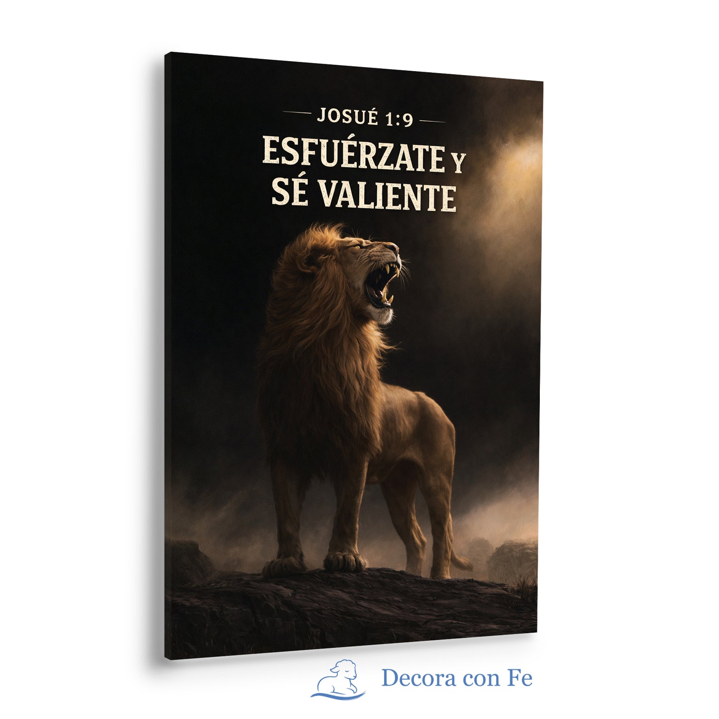 León Valiente - Arte Cristiano Josué 1:9