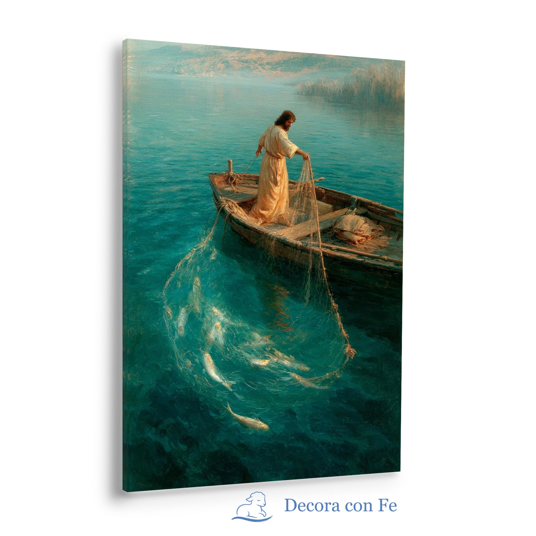 Jesús Pescador de Almas - Arte Cristiano del Mar de Galilea