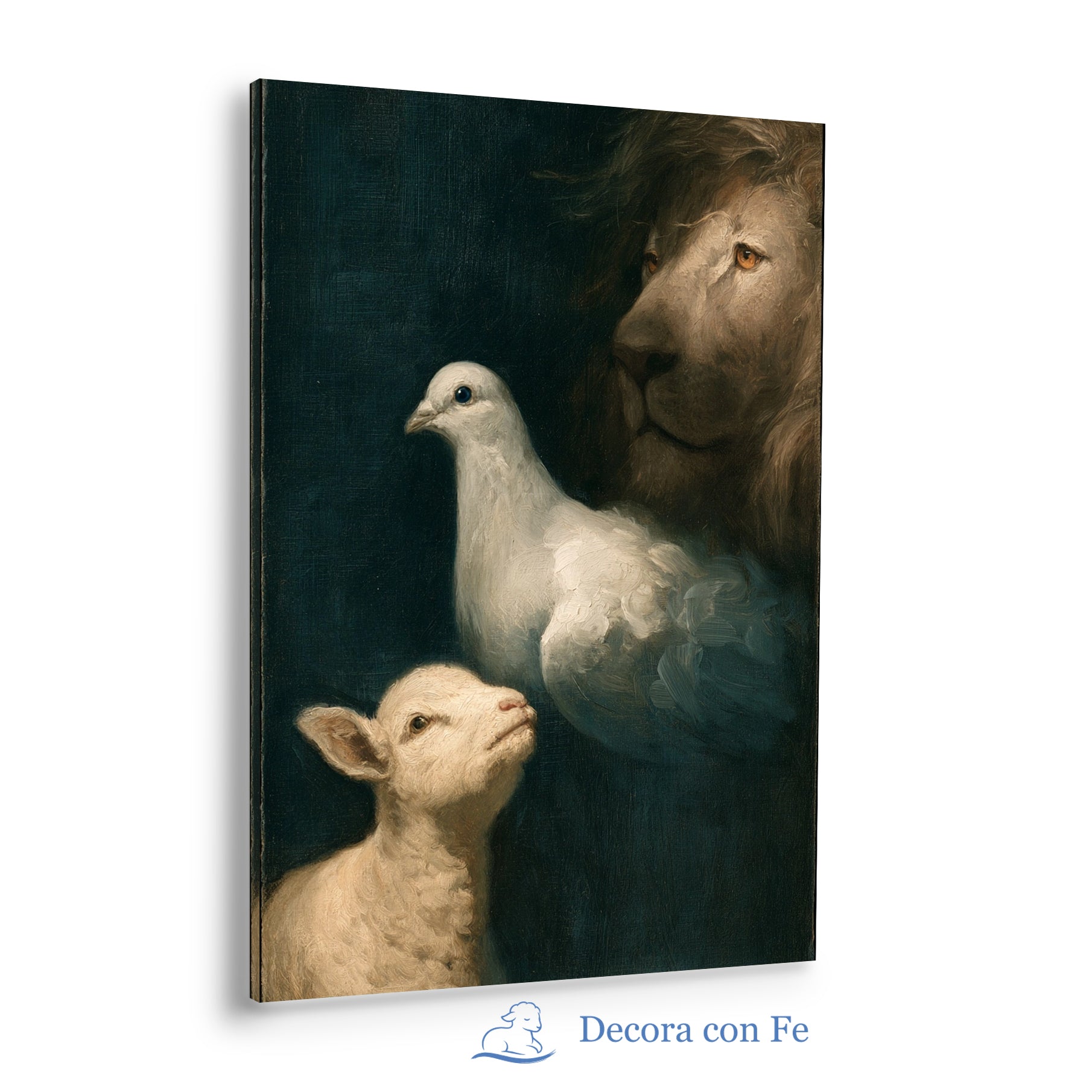 Miradas de Gracia Eterna - León, Cordero y Paloma