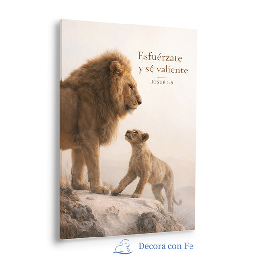 Sigue al Padre - Arte Cristiano de León, Josué 1:9