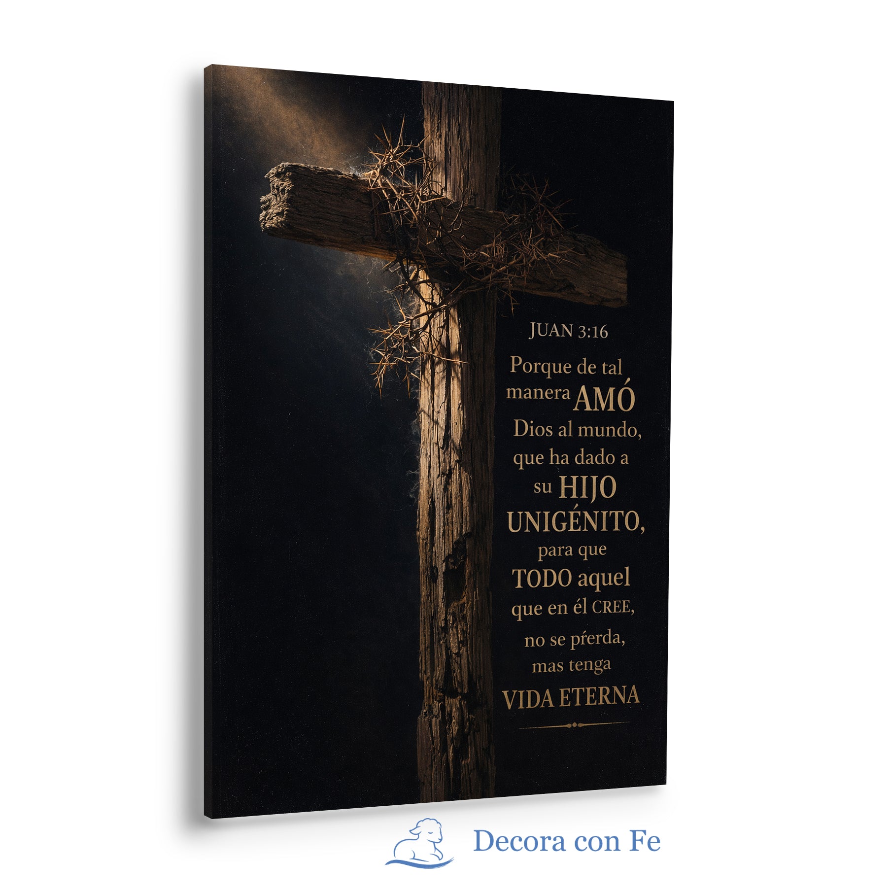 Juan 3:16 - Cruz del Amor Redentor - Variante 3