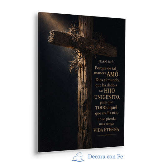 Juan 3:16 - Cruz del Amor Redentor - Variante 3