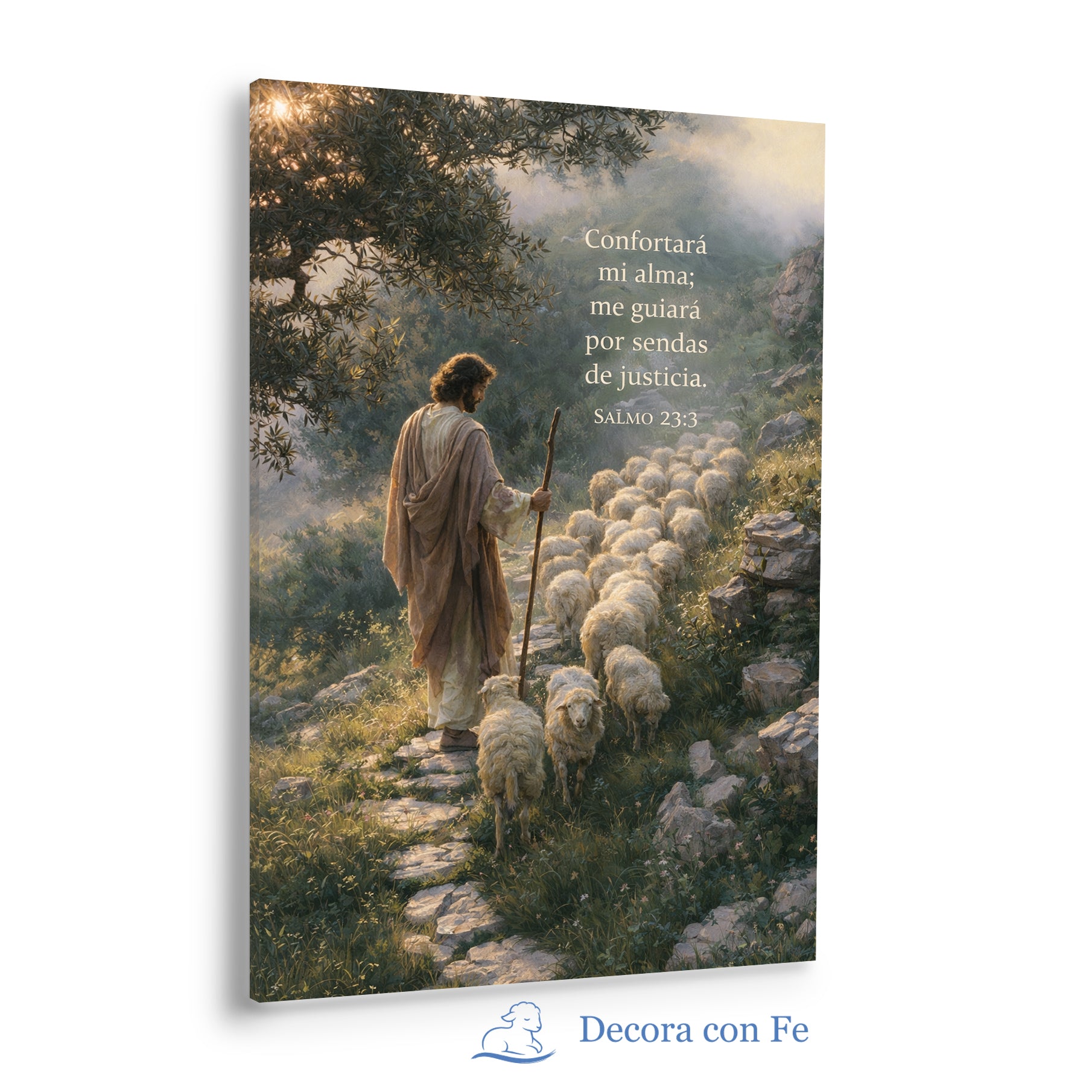 Senda de Justicia - Arte Cristiano del Buen Pastor, Salmo 23