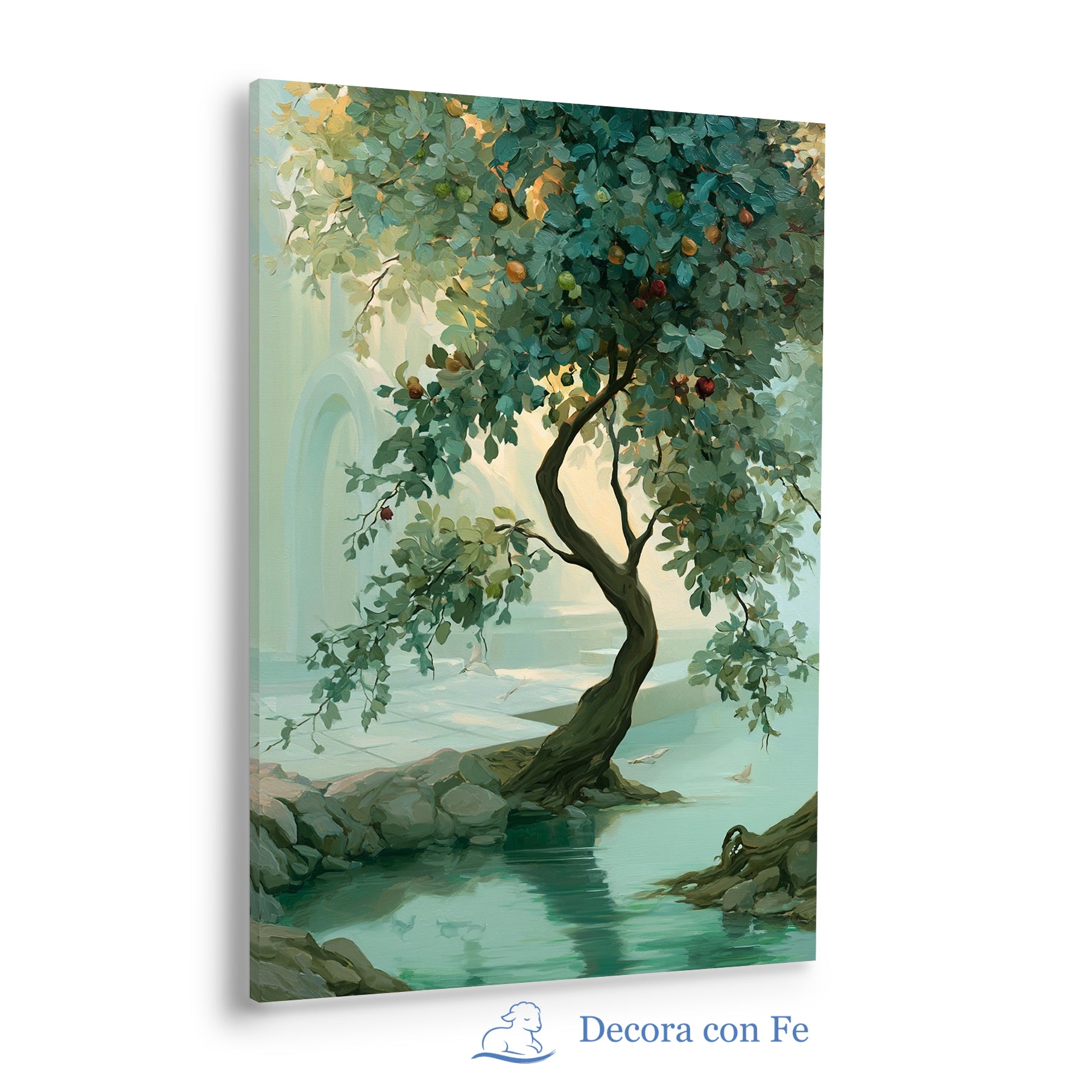 Árbol de la Vida junto al Río de Dios | Arte Cristiano Apocalipsis 22