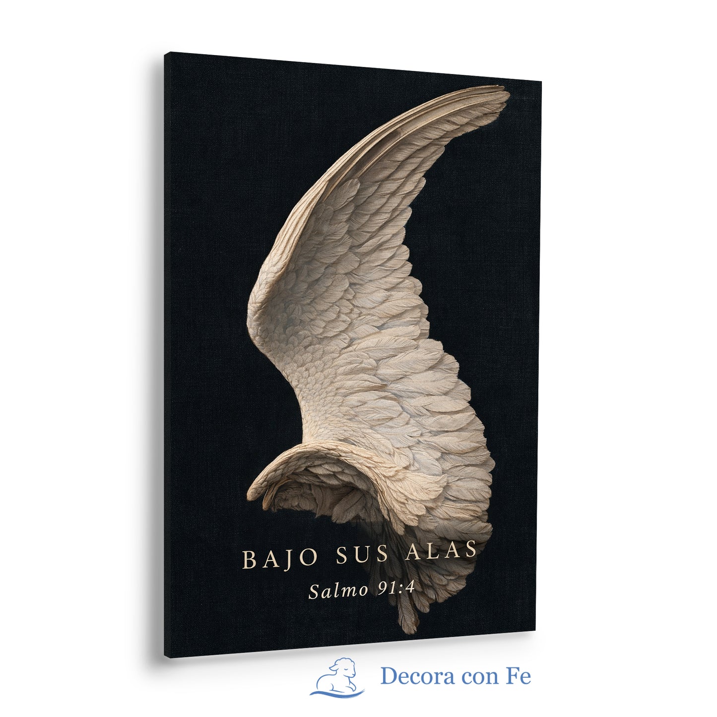 Bajo Sus Alas | Arte Cristiano Salmo 91 - Variante 2