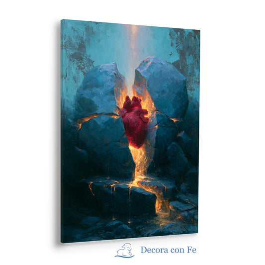 Renueva Mi Corazón - Arte Cristiano de Ezequiel 36:26 - Variante 2