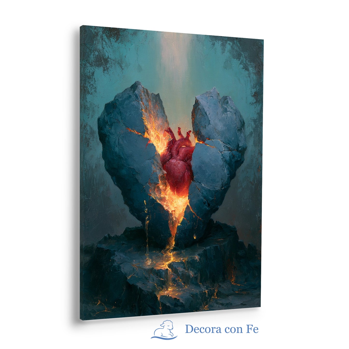 Renueva Mi Corazón - Arte Cristiano de Ezequiel 36:26 - Variante 4