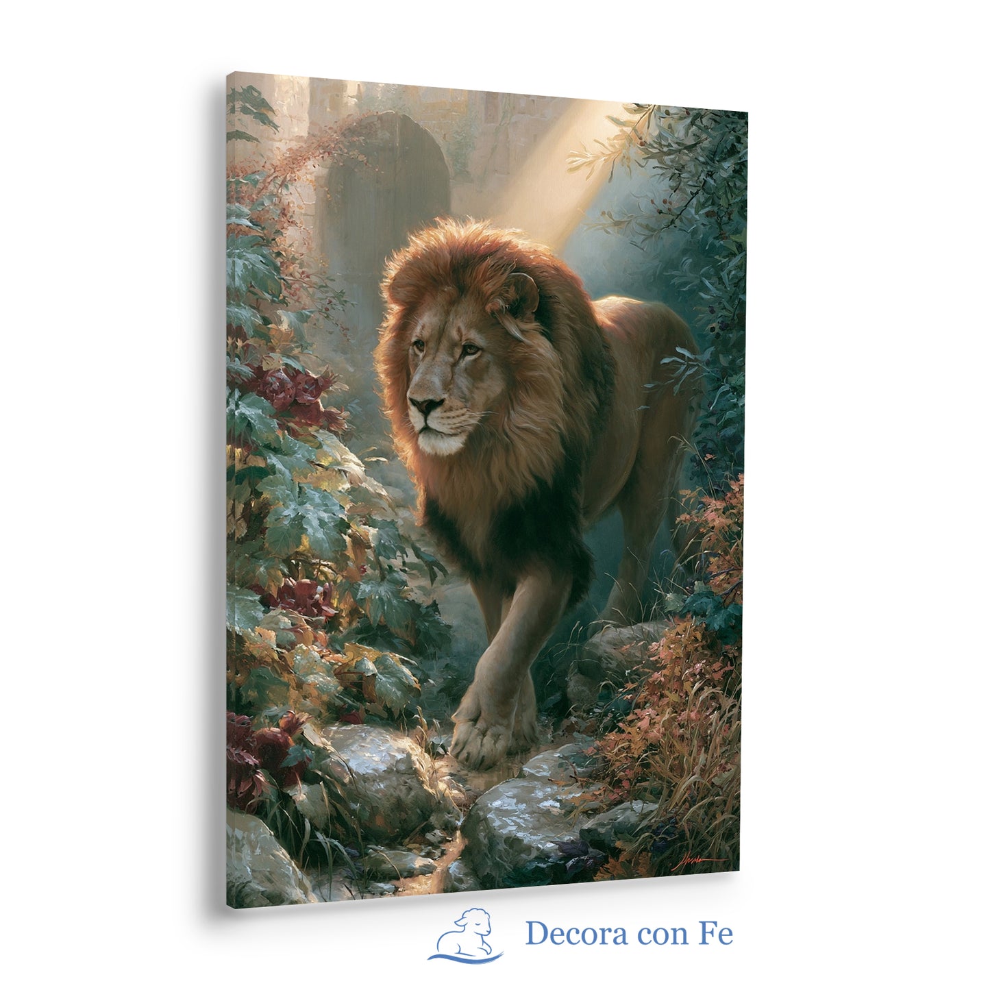 León de Judá en el Huerto de la Victoria