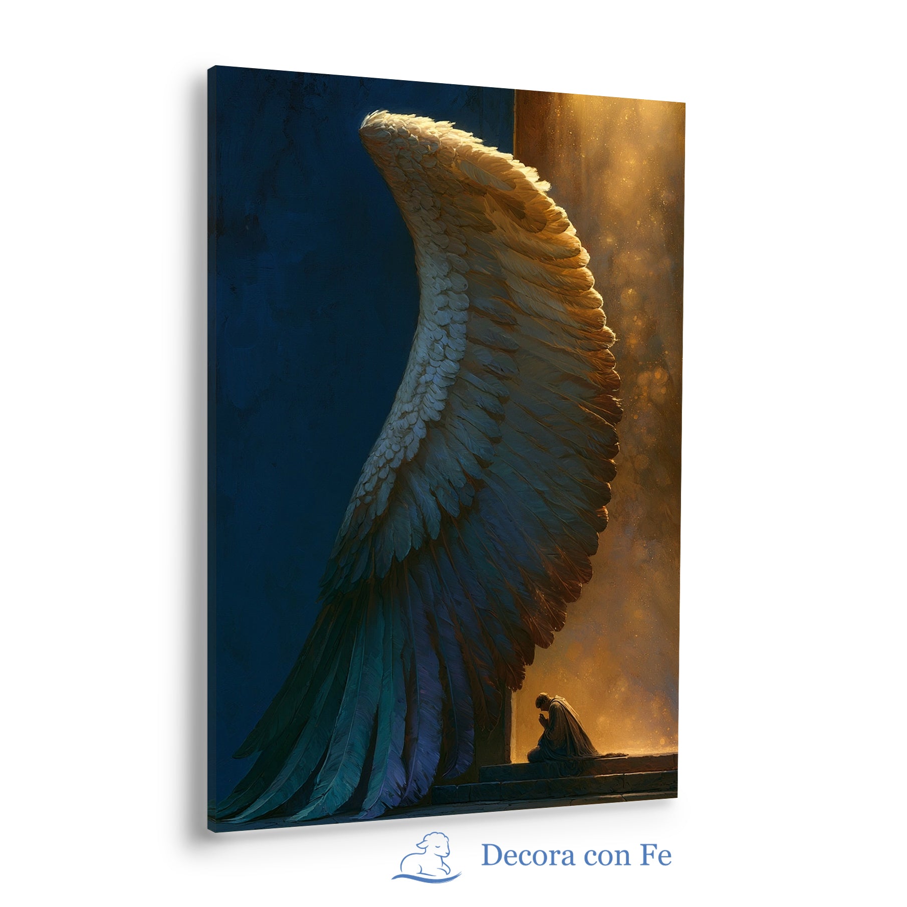 Bajo Sus Alas de Misericordia - Arte Cristiano - Variante 2