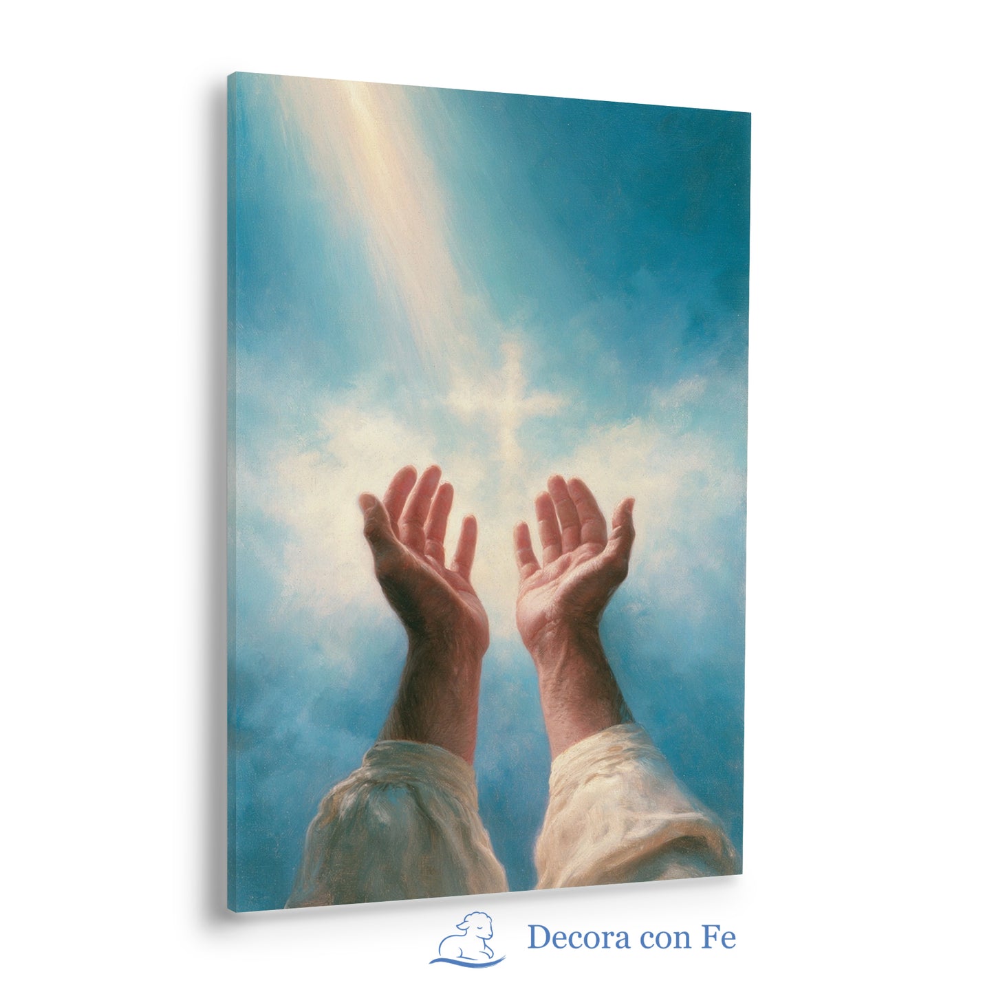 En Tus Manos, Señor | Cuadro Cristiano de Oración y Confianza