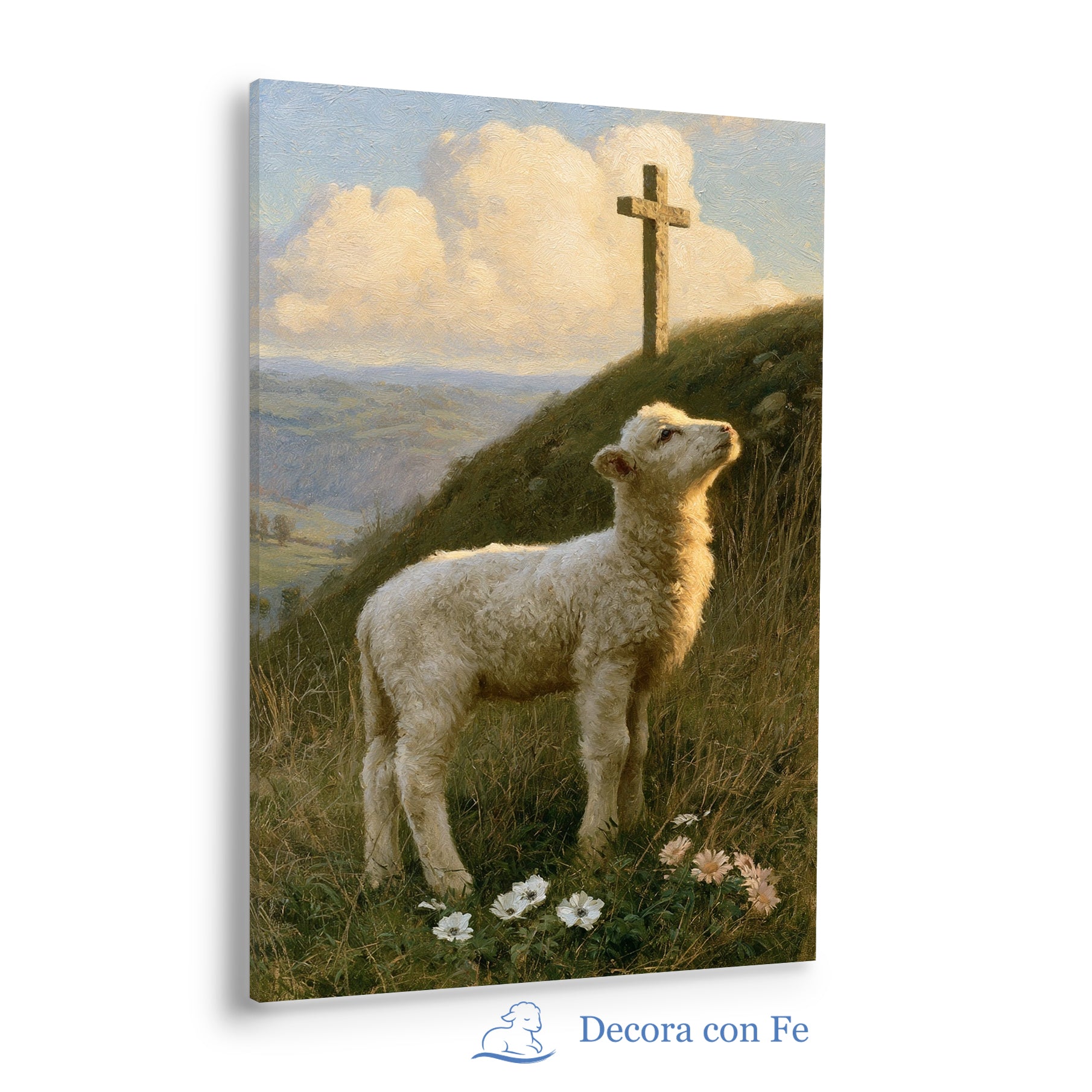 He Aquí el Cordero de Dios | Arte Cristiano en Óleo