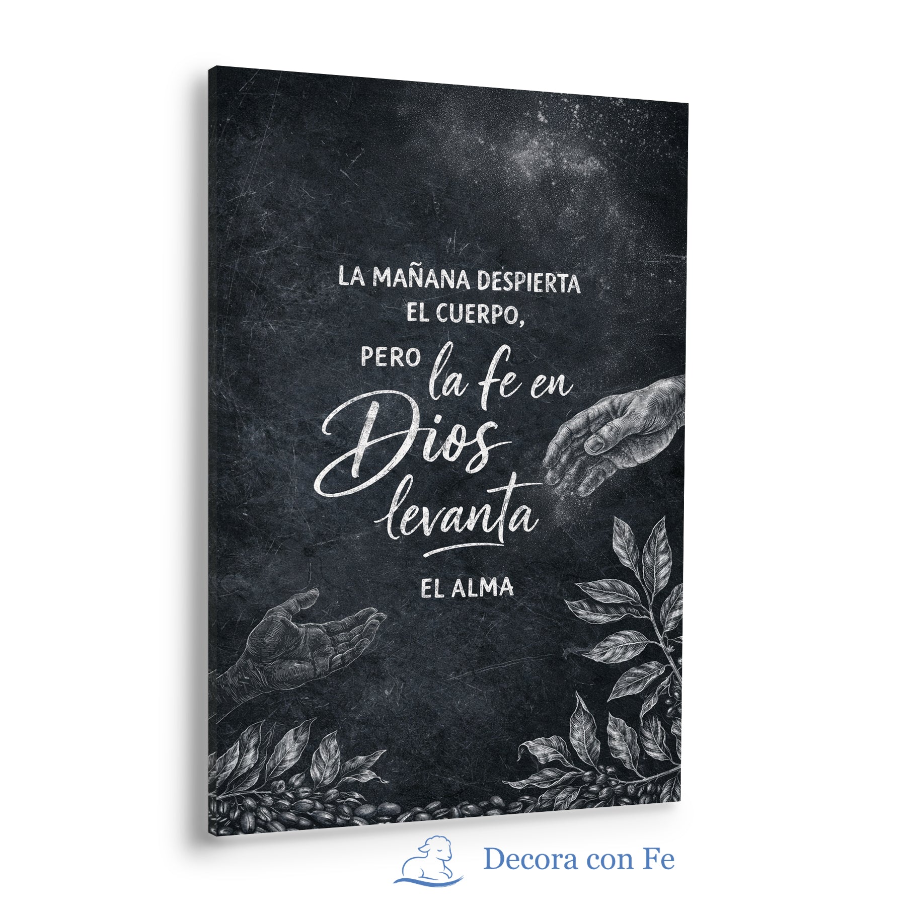 La Fe en Dios Levanta el Alma - Cuadro Decorativo Cristiano