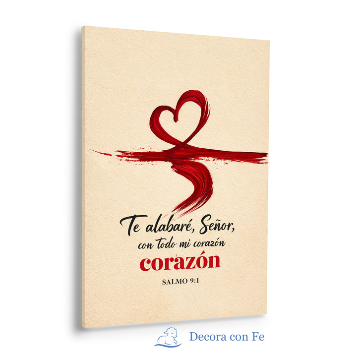 Alabanza de Corazón | Arte Cristiano Minimalista